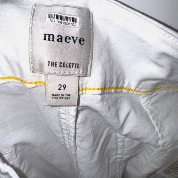 Anthro Maeve Colette Strawberry Embroidered Crop Wide Leg Pants Sz 29, MSRP $158 - Picture 7 of 9